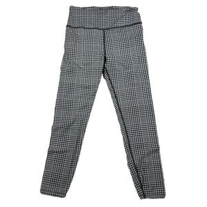 Loft Lou & Grey Signature Soft Blend Leggings Plaid Size M‎ Activewear